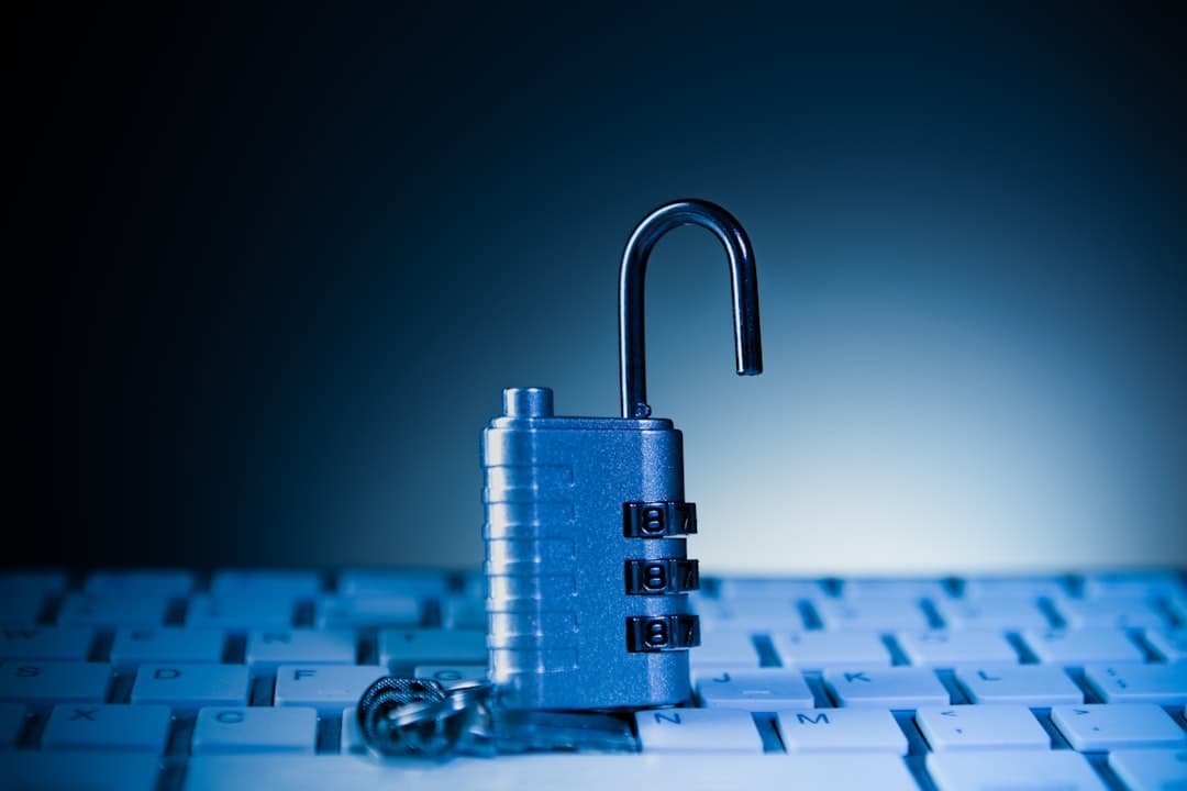 Data breach cybersecurity concept