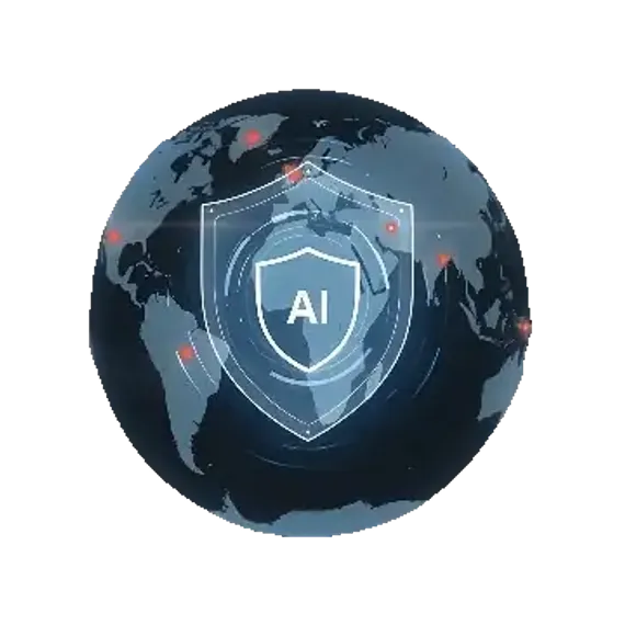 GhostShield VPN demo showing AI-powered threat detection in action